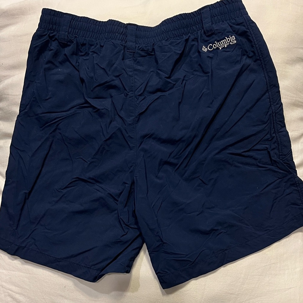 Columbia PFG Boys Omni-shade Navy Shorts